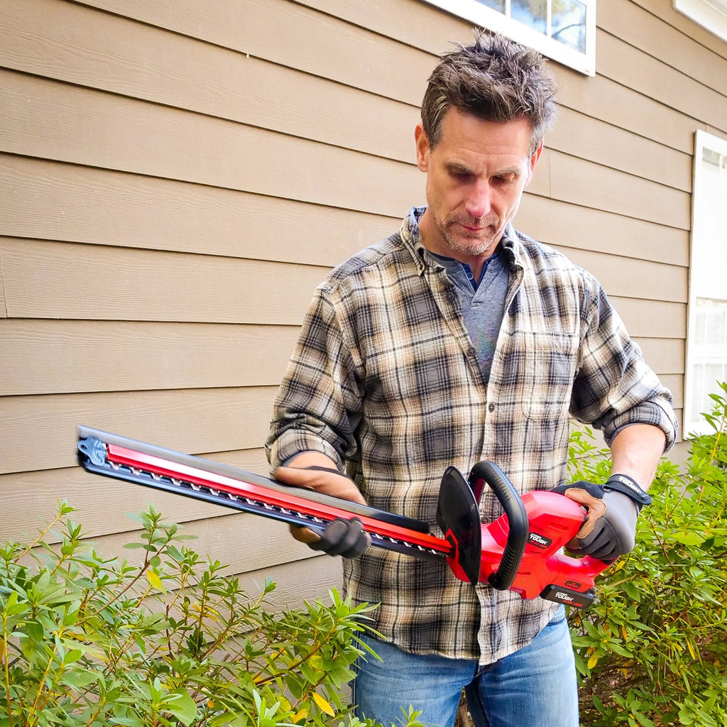 Hyper Tough 20V Max 22-inch Cordless Hedge Trimmer, HT19-401-003-09