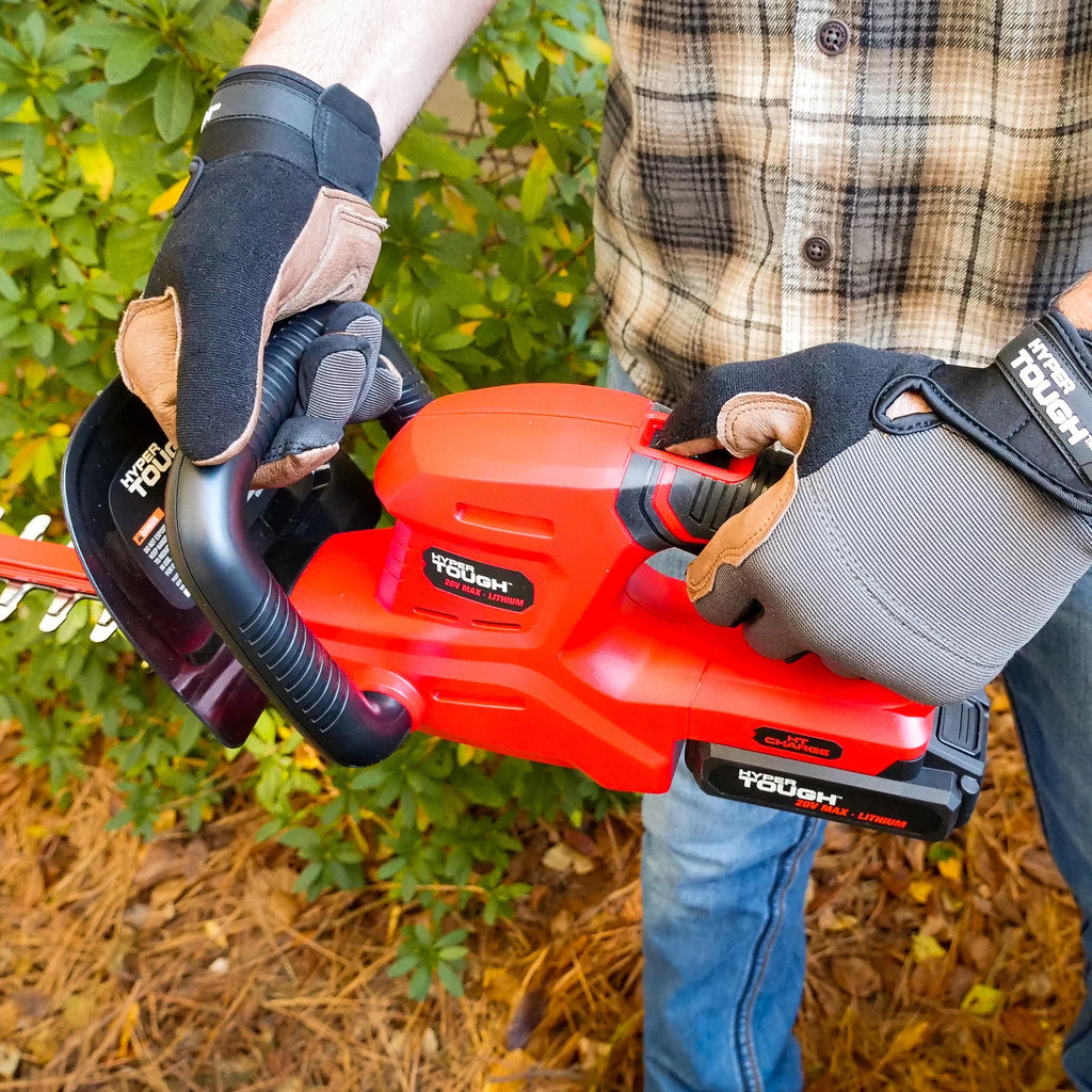 Hyper Tough 20V Max 22-inch Cordless Hedge Trimmer, HT19-401-003-09
