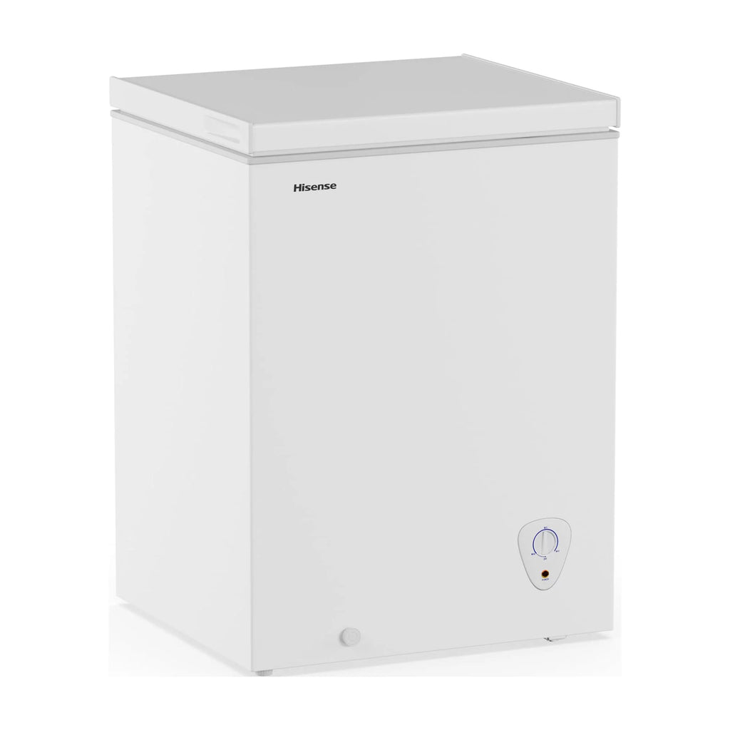 Hisense 5 Cu ft Garage Ready Chest Freezer, White,  1 Year Warranty, WFC050M6XWD