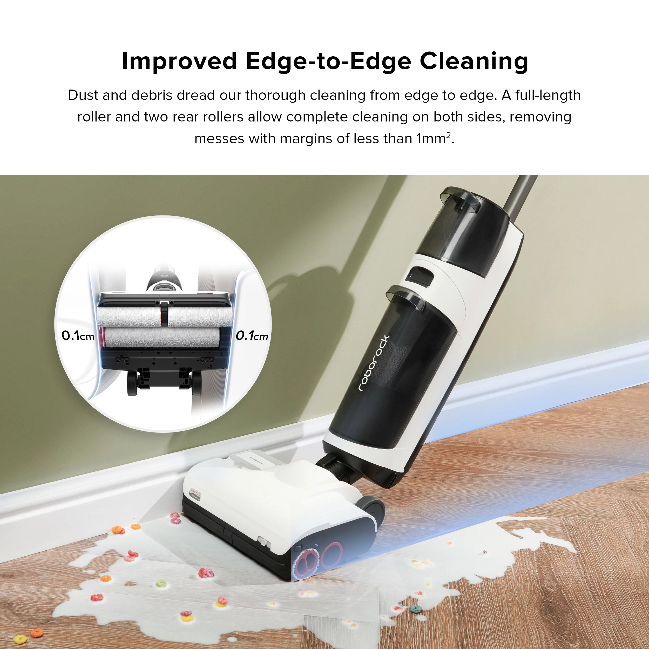 Roborock&reg; Dyad Pro Wet and Dry Vacuum Cleaner with multi-rollers, 17000Pa Suction, Self-Cleaning and Self-Drying