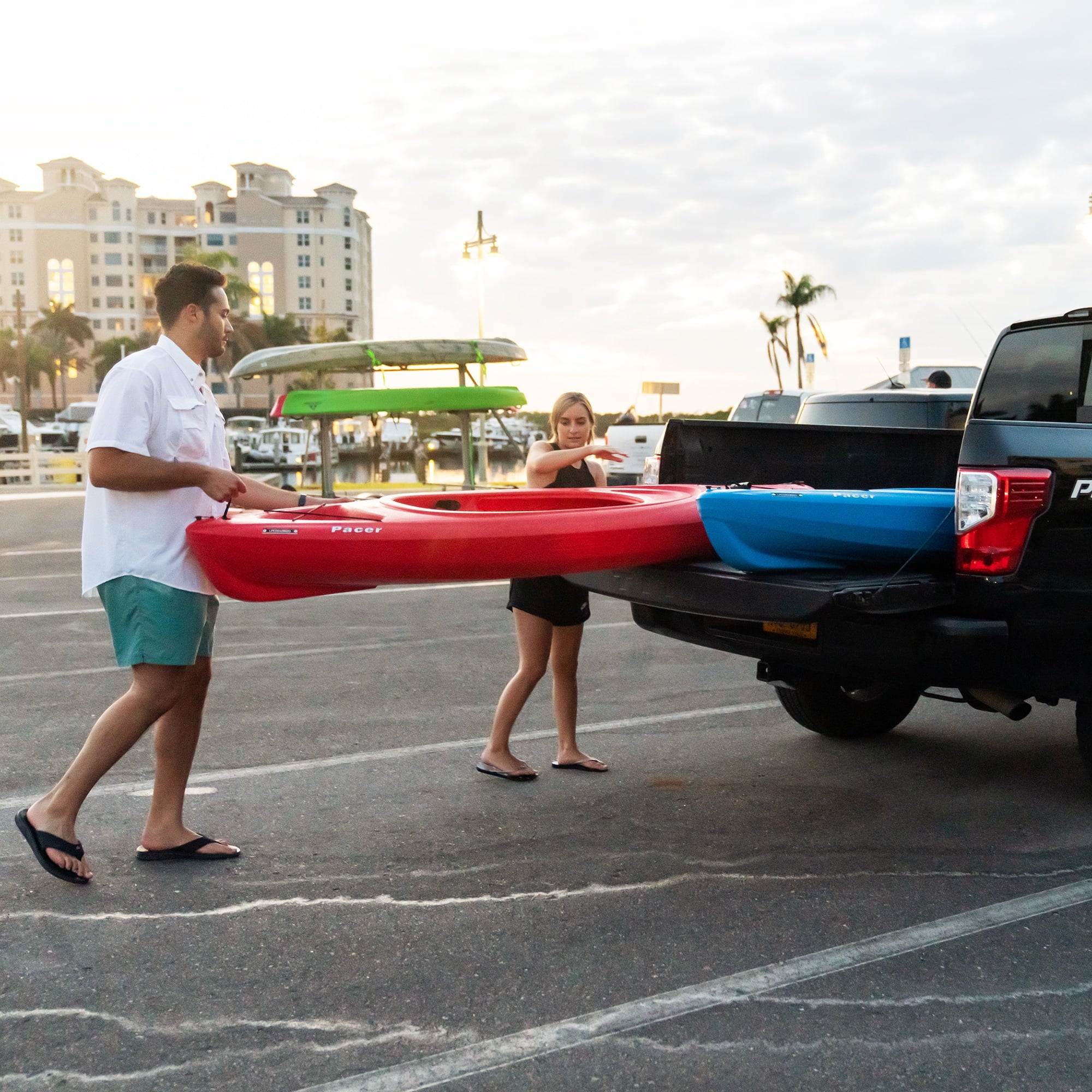 Lifetime Pacer 8 ft Sit-Inside Kayak, Fire Red (91036)