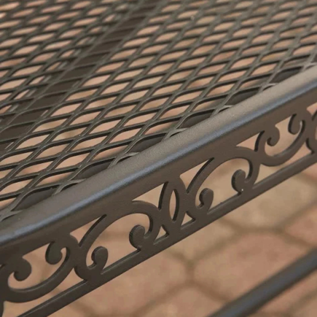 Better Homes & Gardens Clayton Court Outdoor Metal 3-Piece Bistro Set, Red Cushion, Spring Motion Chairs