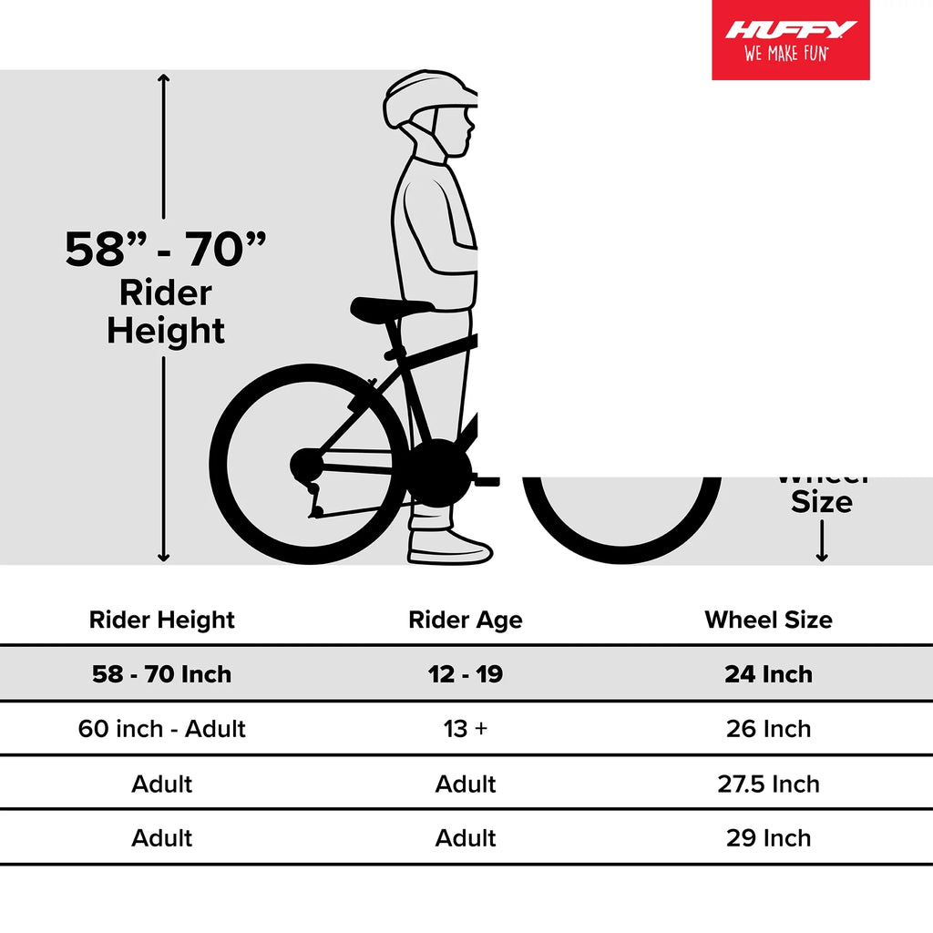 Huffy 24" Nel Lusso Girls' Cruiser Bike, Blue