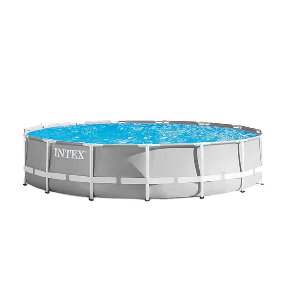 Intex 15 Foot x 42 Inch Prism Frame Above Ground Swimming Pool Set with Filter