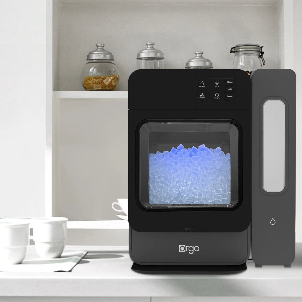 Orgo Products Sonic Countertop Ice Maker, Nugget Ice Type, Sage