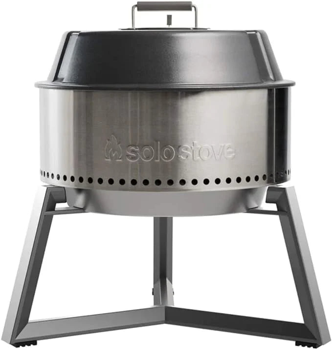 Open Box Solo Stove 22" Freestanding Stainless Steel Grill ULT-SSGRILL-22 - Silver