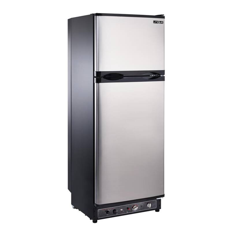 Off-Grid 23.5 in. 9.7 cu. ft. Propane Top Freezer Refrigerator in Stainless Steel