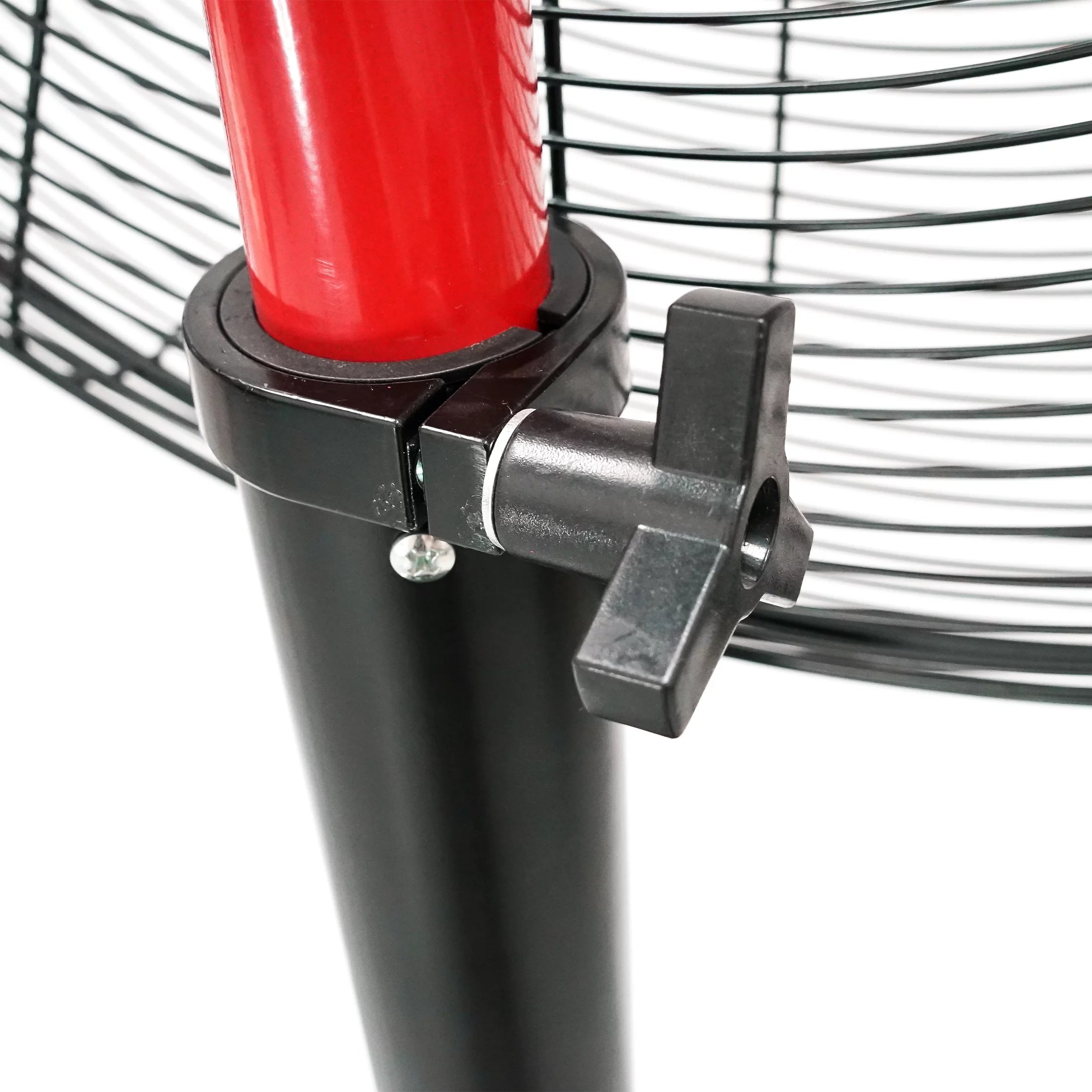 Hyper Tough New 30 inch Commercial & Industrial High Velocity Red and Black Stand Fan