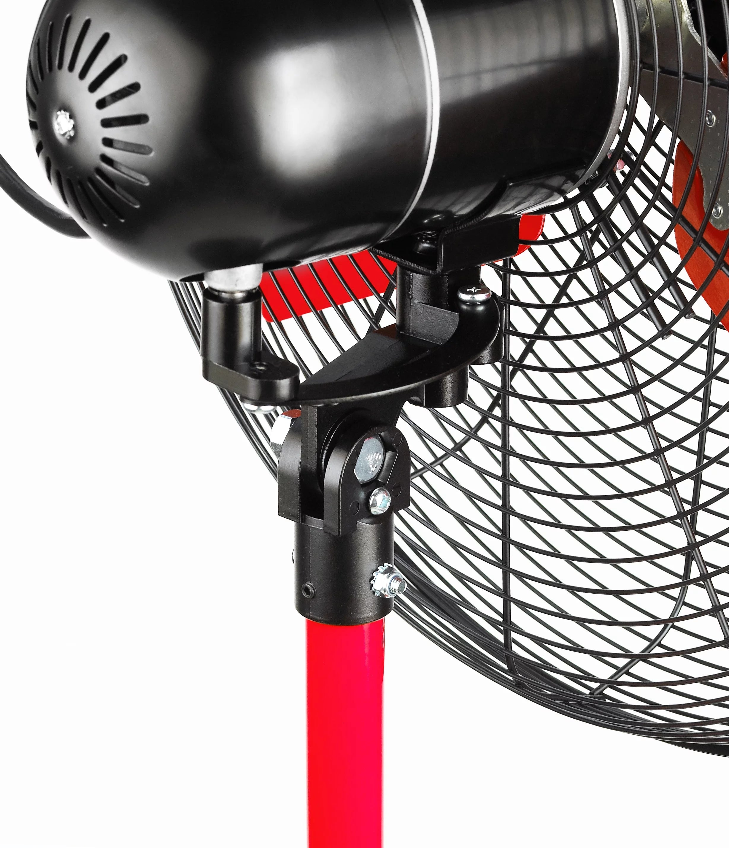 Hyper Tough New 30 inch Commercial & Industrial High Velocity Red and Black Stand Fan