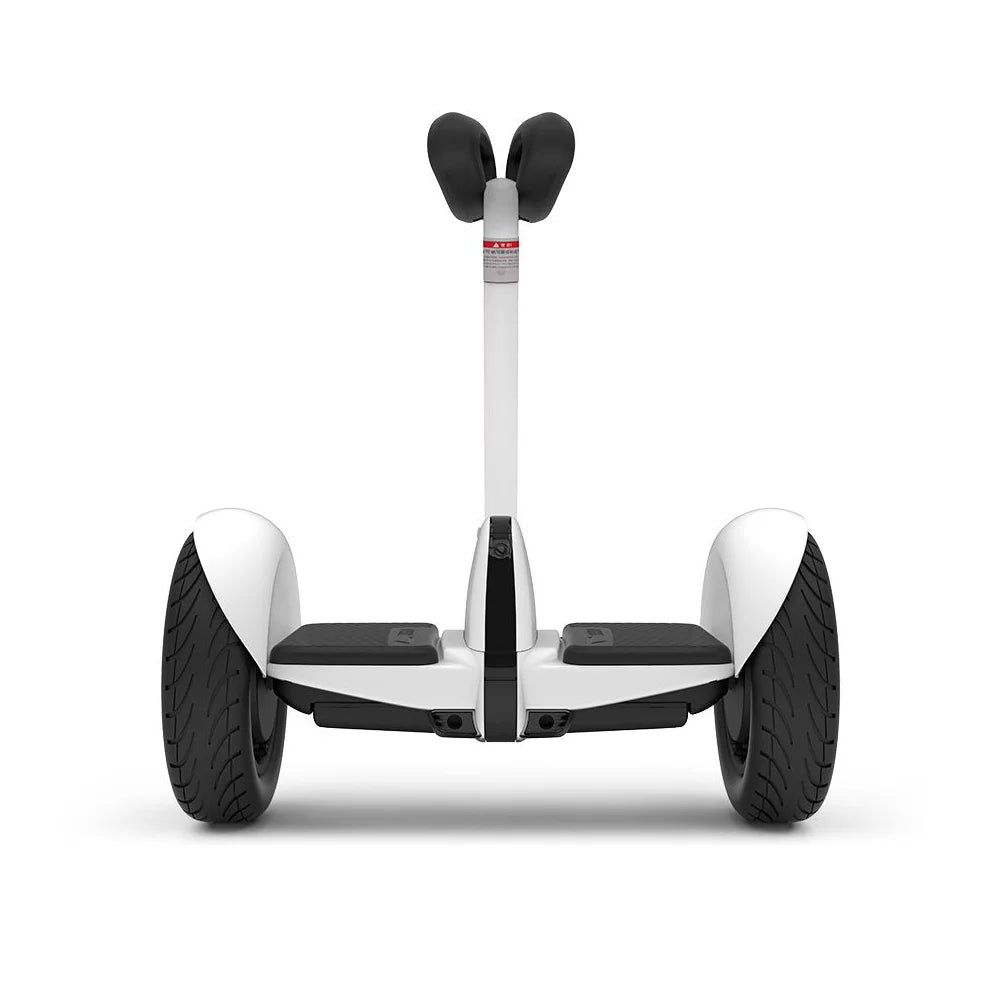 Ninebot S by Segway Smart Self Balancing Transporter 13.7 Mile Range, 10 MPH of Top Speed, 10.5-Inch Pneumatic Air Filled Tires, Mobile App Control, Customizable LED Lights (White)