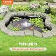 VEVOR EPDM Pond Liner, 20 x 25 ft, 45 Mil Thick, Black, Flexible Underlayment for Koi Ponds, Waterfalls, and Fountains