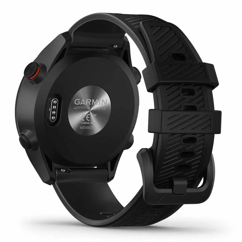 Garmin Approach S12 (Black) Golf GPS Watch Bundle with PlayBetter Portable Charger