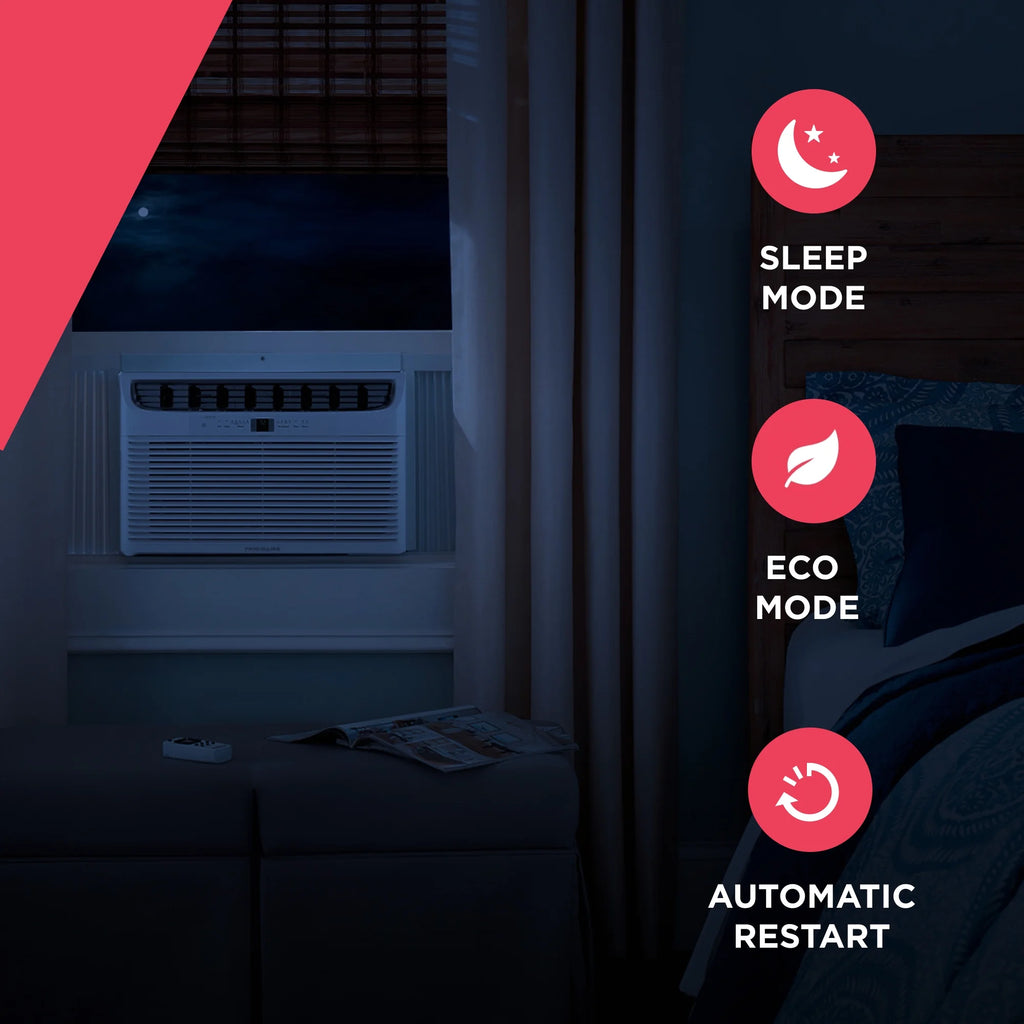Frigidaire 18,000 BTU Window Room Air Conditioner with Supplemental Heat