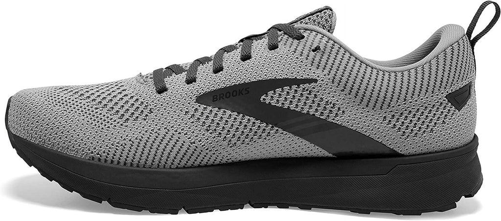 Brooks Revel 5 Mens Neutral Running Shoe Ebony/Alloy/Metallic 12
