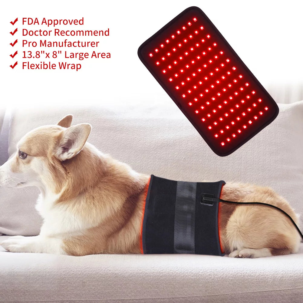 DGXINJUN Infrared Red Light Therap-y for Lower Back Muscle Relaxation with Pulse Mode Warming Device