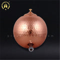 Proudlyindia Water Tap Dispenser, 12L Copper Dispenser, Water Dispenser, Copper Pot, Copper Water Vessel, Water Container, Vintage Water Cooler