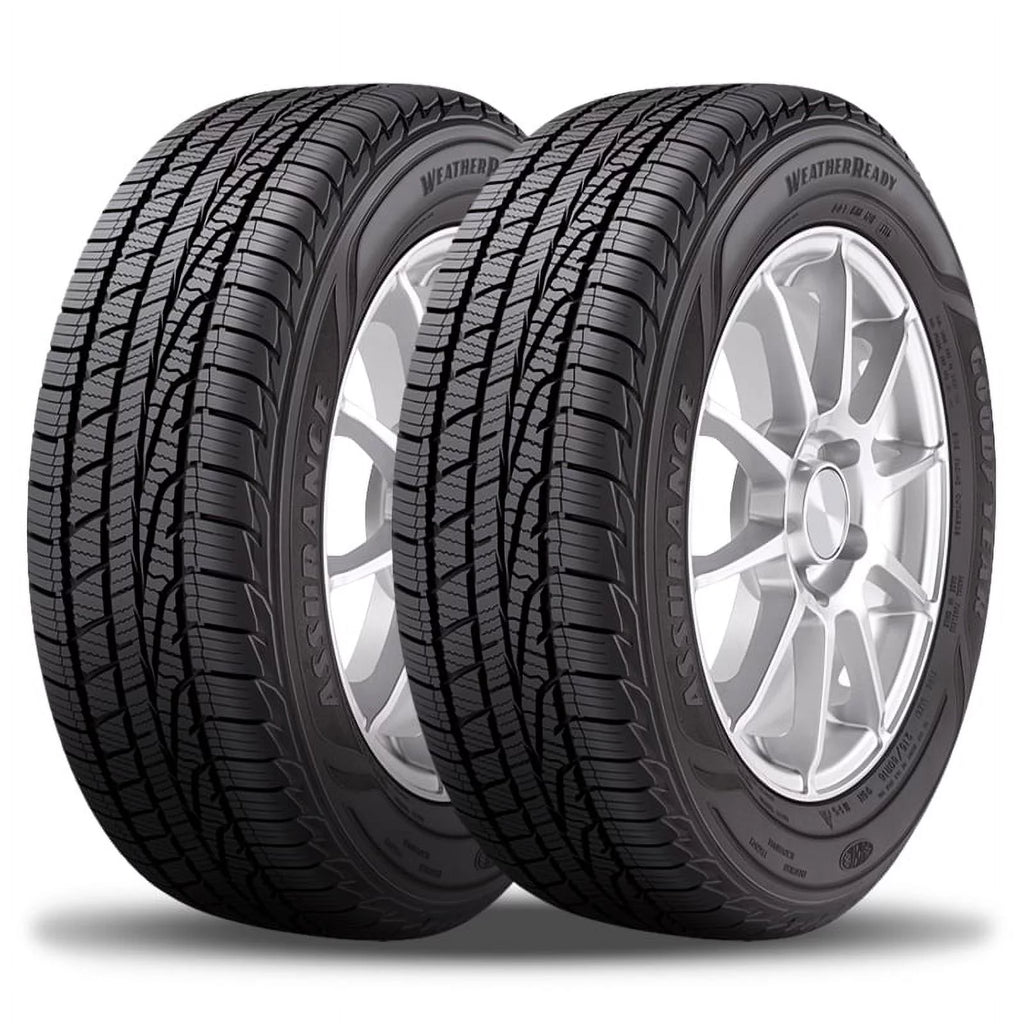 Pair of 2 Goodyear Assurance WeatherReady 215/65R16 98H All Season Tires 60K Mi 700AA 767874537 / 215/65/16 / 2156516 Fits: 2009-13 Subaru Forester X, 2017-22 Jeep Renegade North