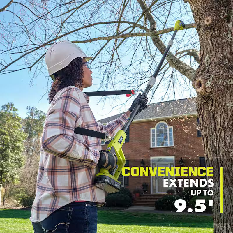 ONE+ 18V 8 in. Cordless Battery Pole Saw and 8 in. Pruning Saw Combo Kit with 2.0 Ah Battery and Charger
