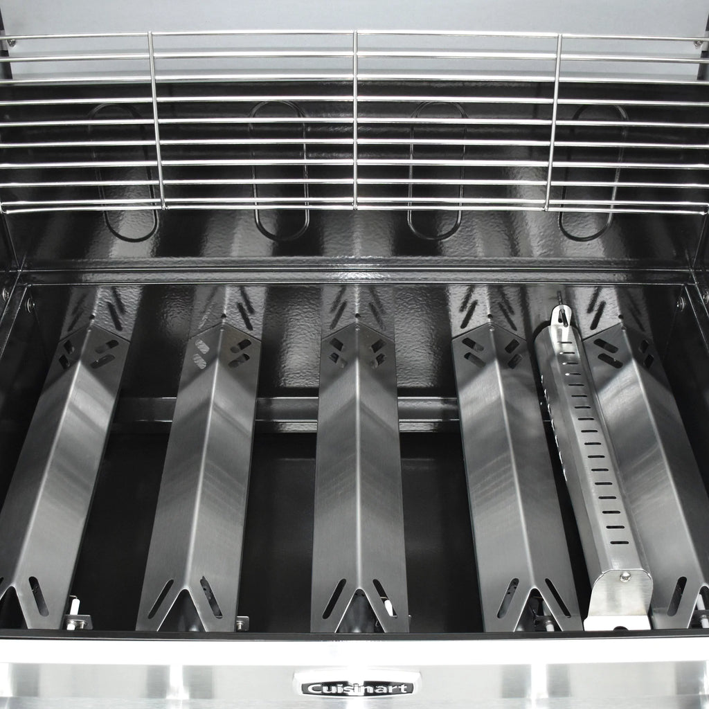 Cuisinart 3-In-1 Stainless Five-Burner Propane Gas Grill with Side Burner