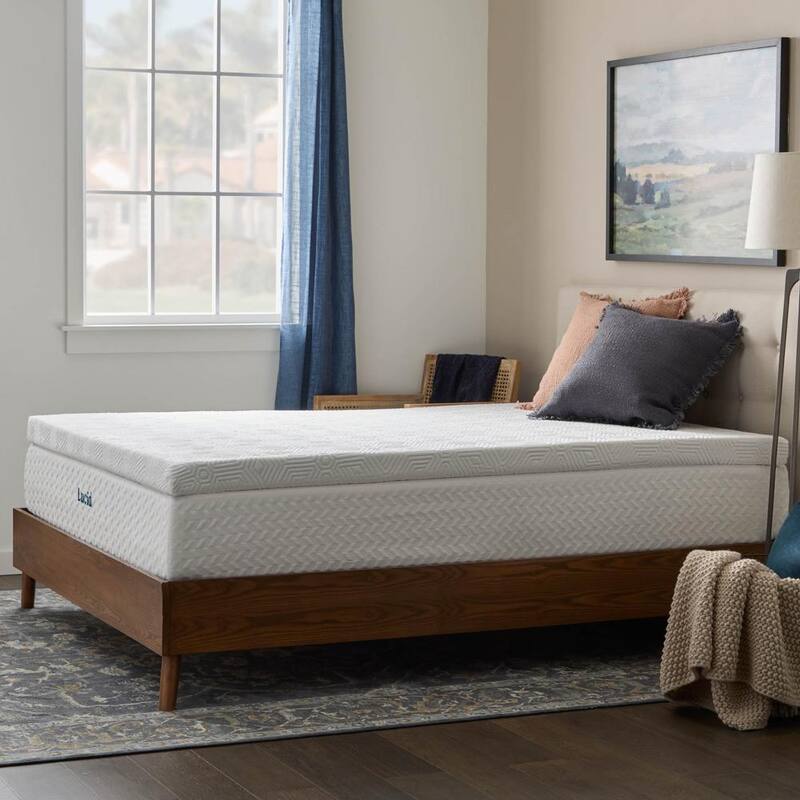 3 in. Twin Bamboo Charcoal and Gel Memory Foam Mattress Topper