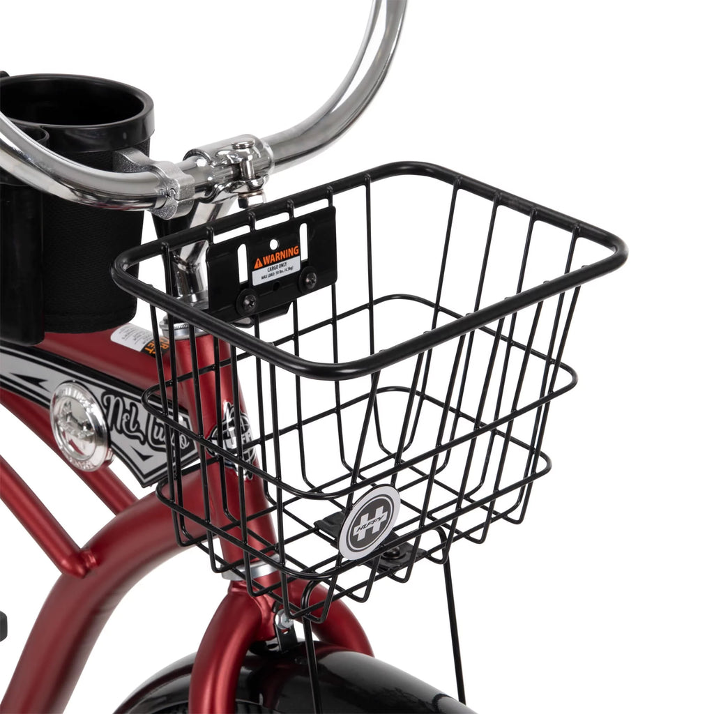 Huffy 26” Nel Lusso Men's Cruiser Bike, Matte Black
