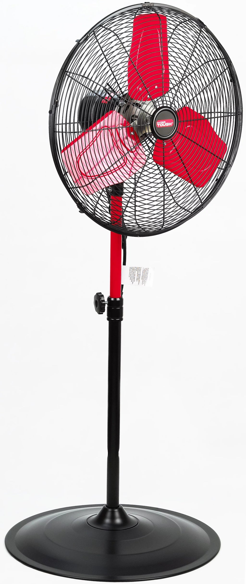 Hyper Tough New 30 inch Commercial & Industrial High Velocity Red and Black Stand Fan