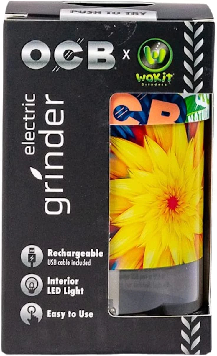 Wakit Grinders Best Electric Grinder (OCB x Wakit Flower)