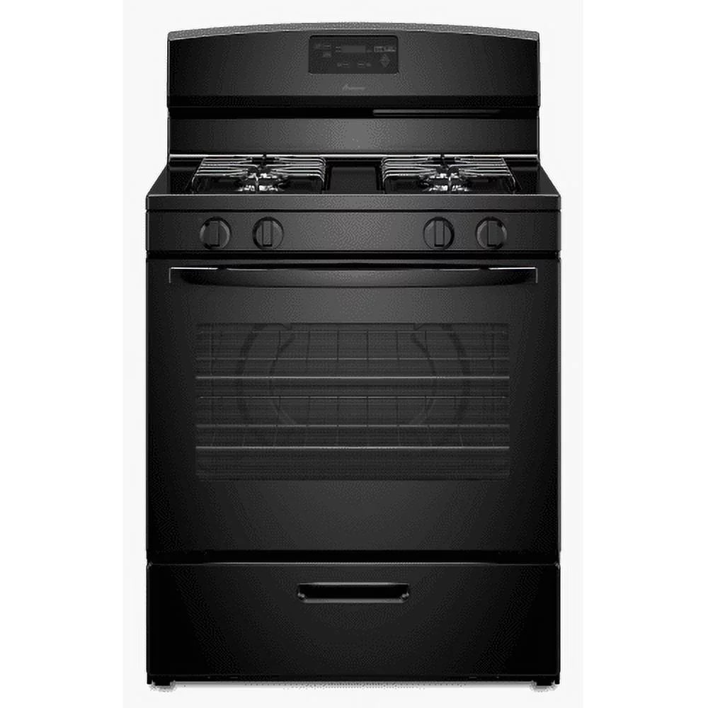 Amana AGR5330BA 30 Inch Wide 5.1 Cu. Ft. Free Standing Gas Range with SpillSaver