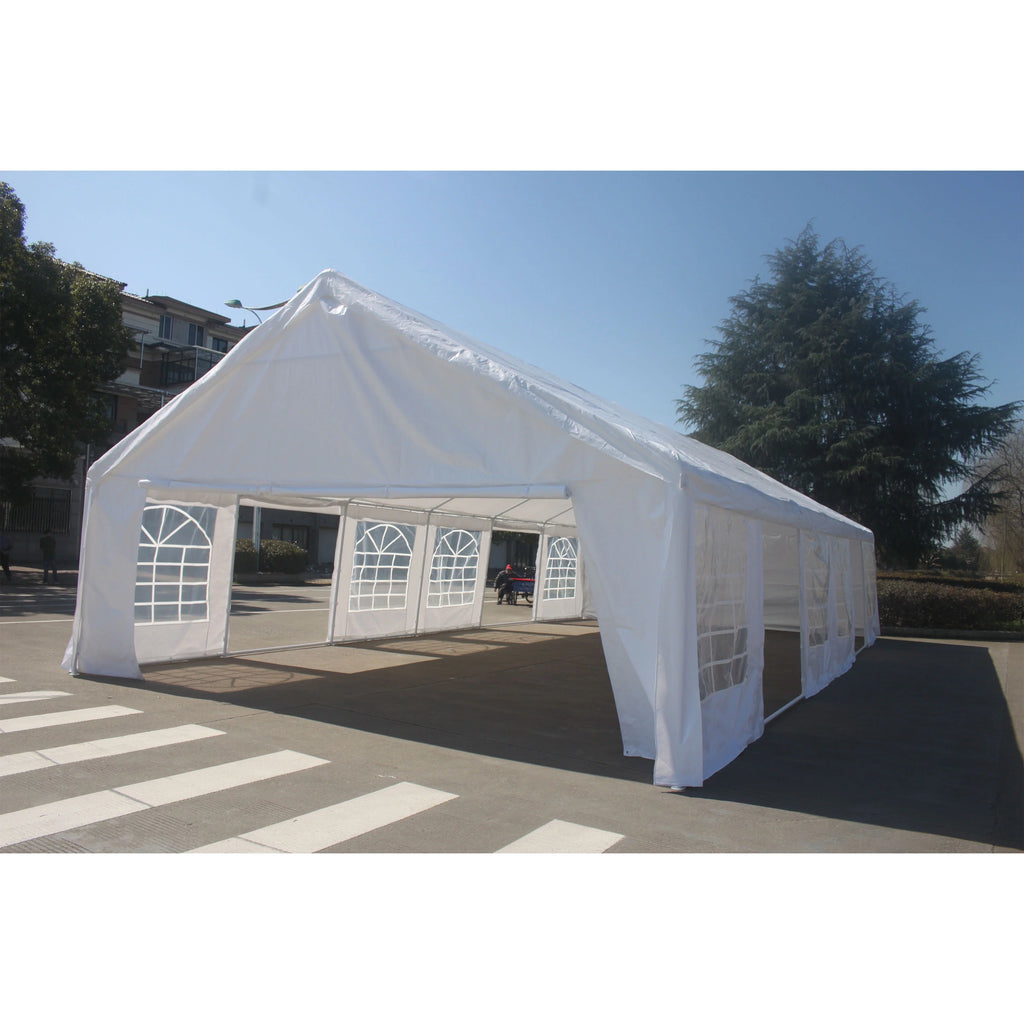 ALEKO PWT20X40 Heavy Duty Outdoor Canopy Event Tent with Windows - 20 X 40 FT - White