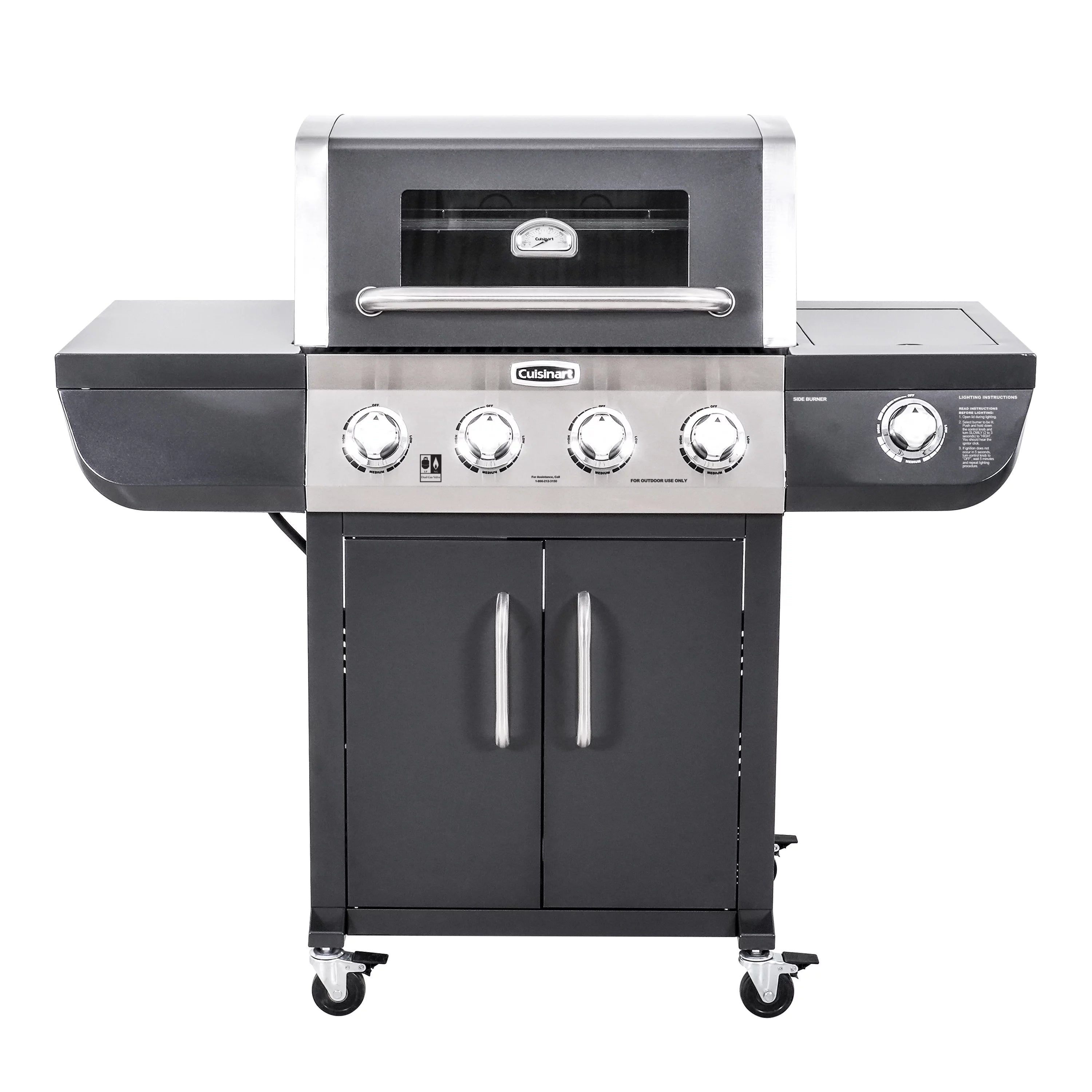 Cuisinart 4-Burner Dual Fuel Gas Grill (Propane/Natural Gas)