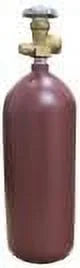 New 20 cu ft Steel Nitrogen Cylinder with CGA580 Valve
