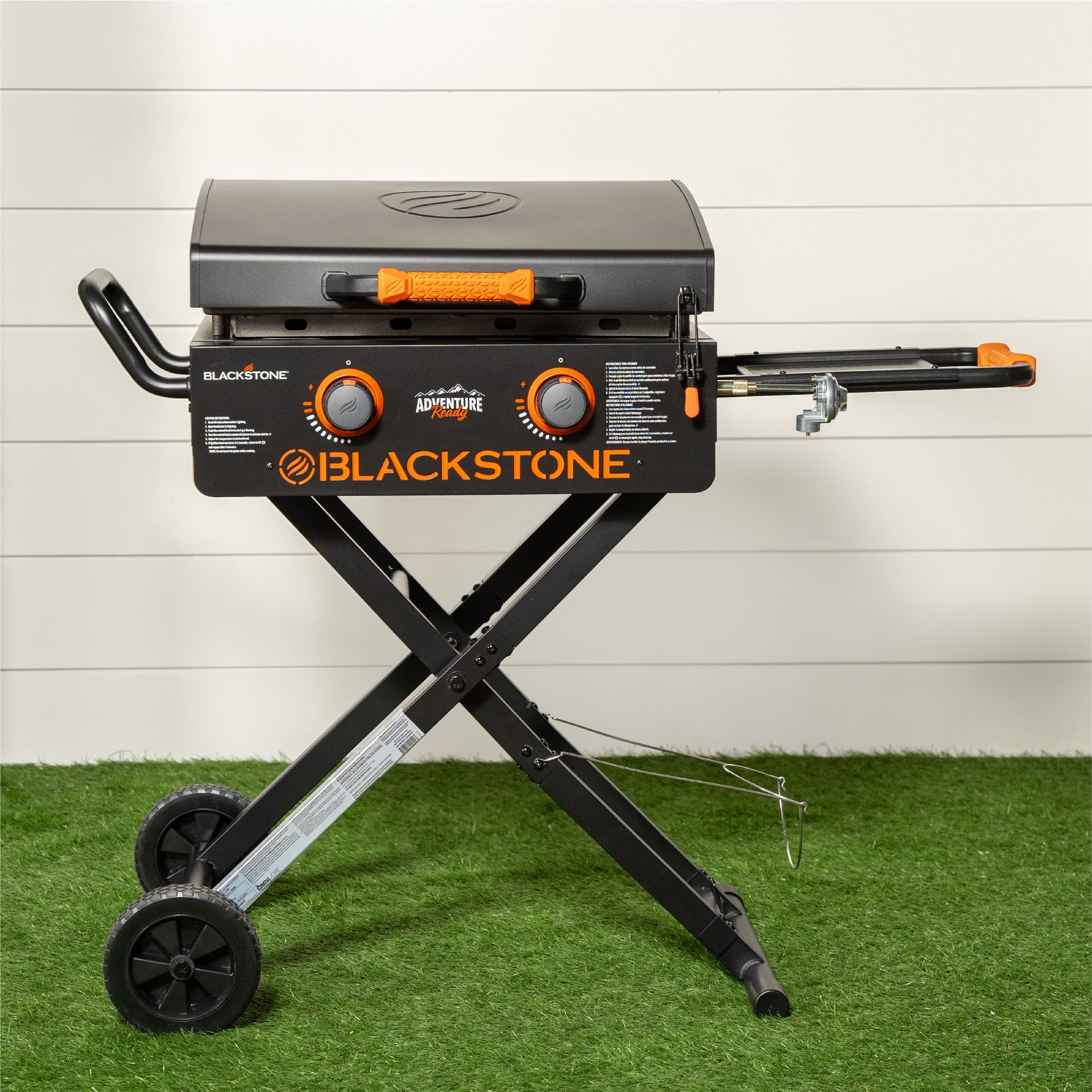 Blackstone Adventure Ready 2-Burner 22 Propane Omnivore Griddle with Flex-fold Legs