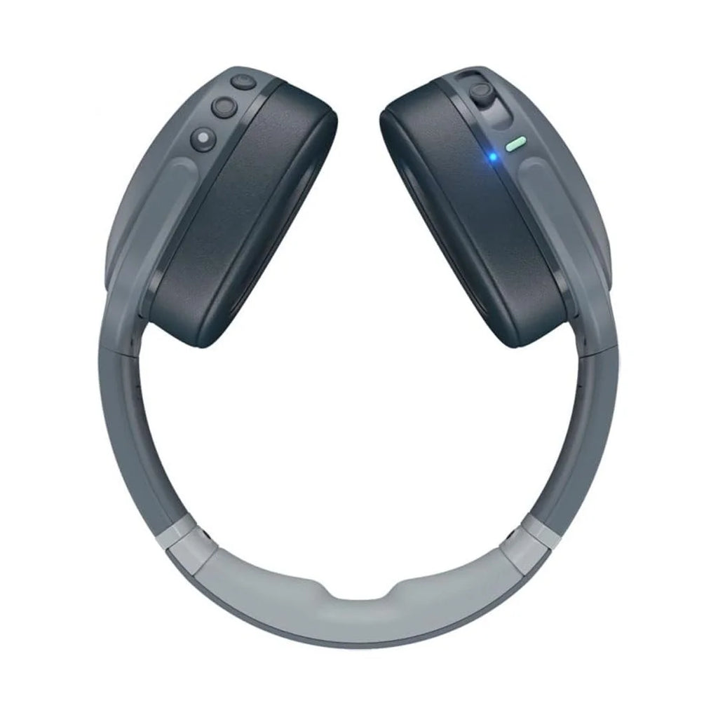 Skullcandy Crusher EVO True Wireless Bluetooth Over Ear Headphone Bundle with Premium Deluxe Carrying Case (Gray)