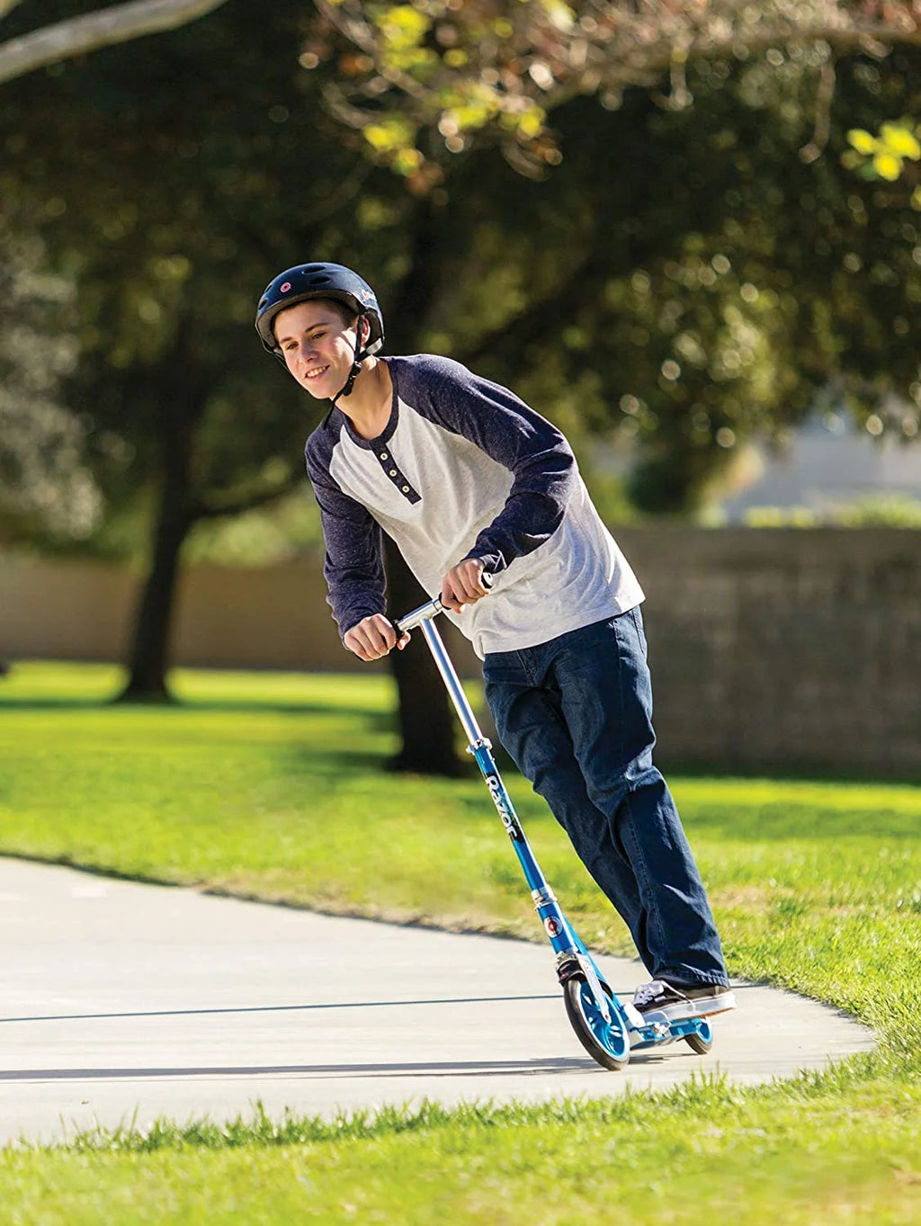 Razor A5 LUX Kick Scooter - Blue