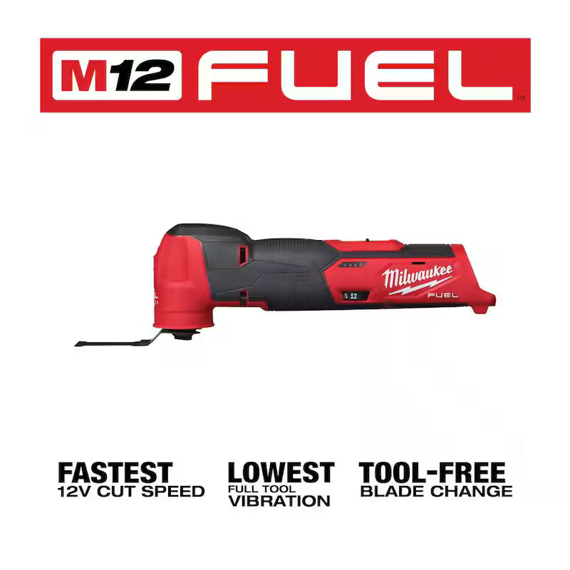 M12 FUEL 12V Lithium-Ion Cordless Oscillating Multi-Tool w/CP High Output 2.5 Ah Battery Pack
