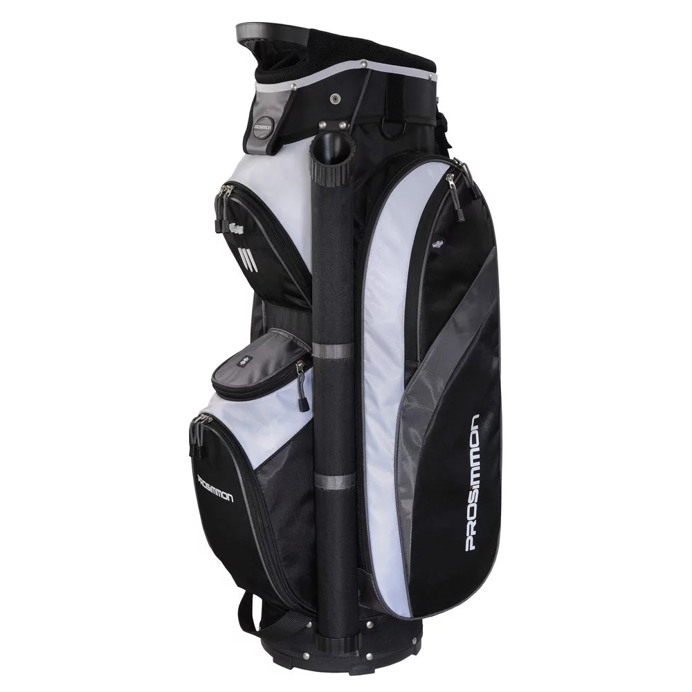 Prosimmon Tour 14 Way Cart Golf Club Bag Black and Gray