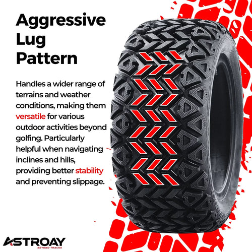 23 x 10.5 - 12 Astroay GF03 Golf Cart Tire