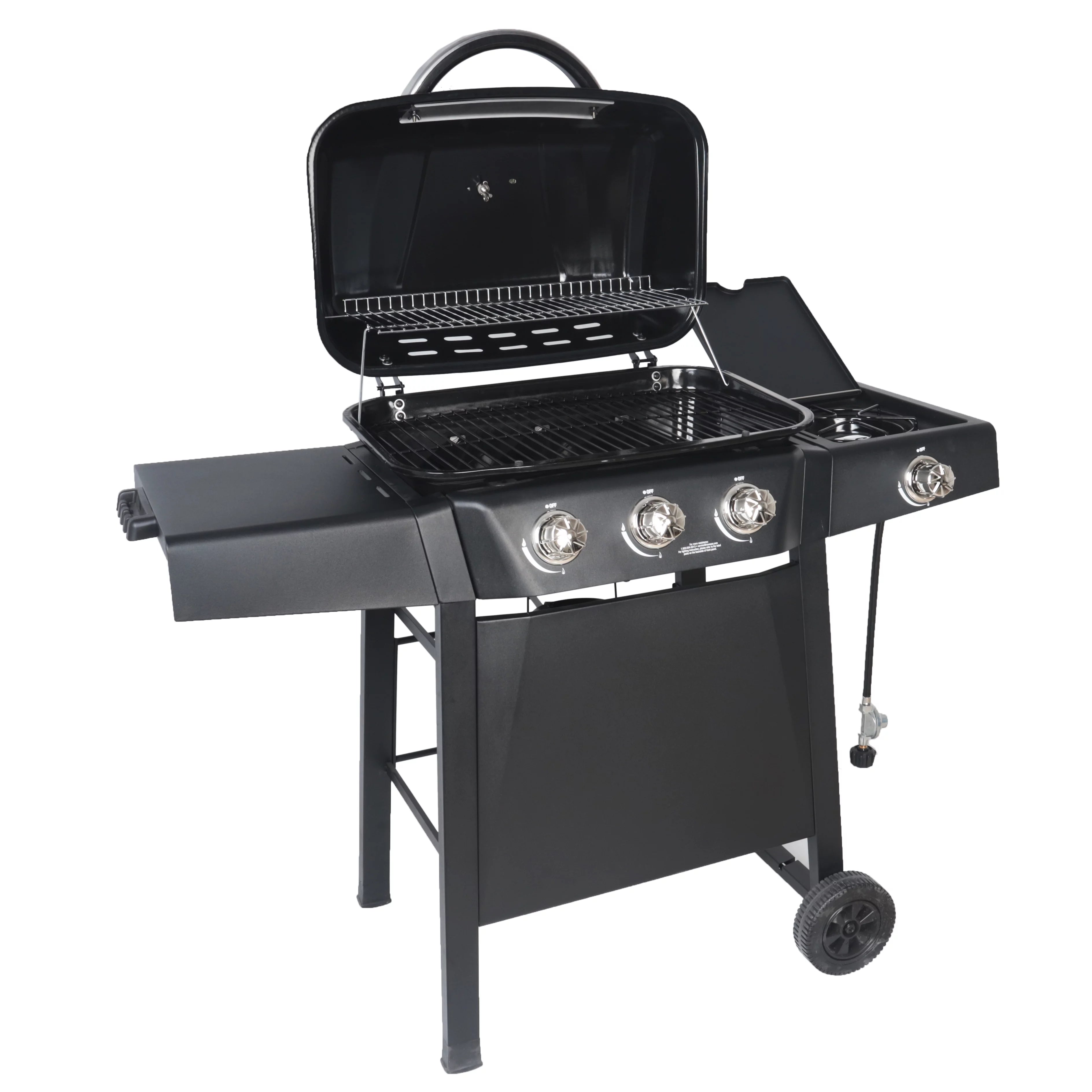 RevoAce 4 Burner Propane Gas Grill Including a Side Burner, Red Sedona, GBC1729WRS