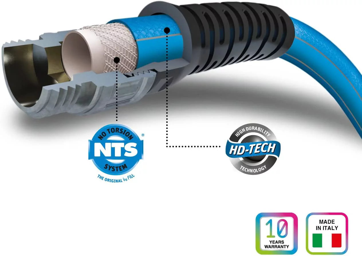 FITT HiFlo 100 ft. L Medium Duty Commercial Grade Lightweight Garden Hose