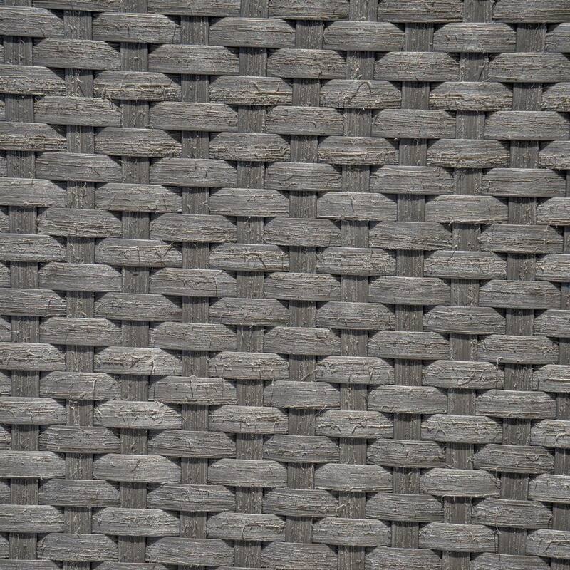 Vistano 9-Piece Wicker Outdoor Dining Set with Canvas Flax Sunbrella Cushions
