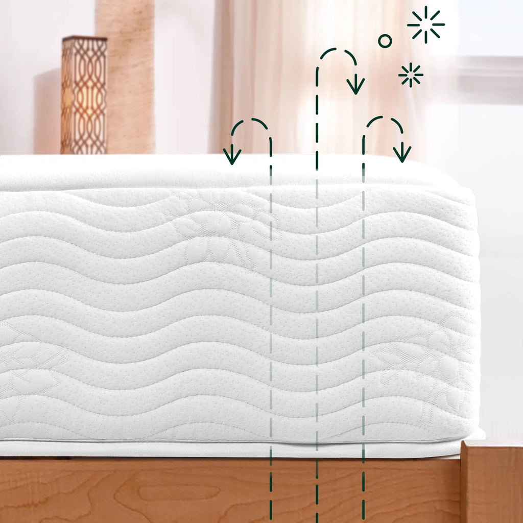 Zinus Spa Sensations Pressure Relief 10" Hybrid Mattress, Adult, Queen