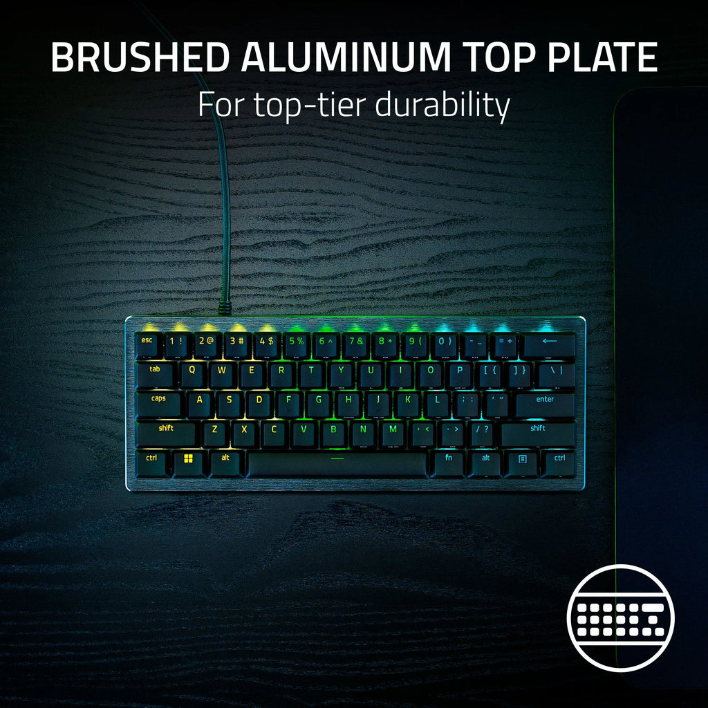 Razer Huntsman V3 Pro Mini 60% Analog Optical Esports Keyboard, RGB Chroma, Black
