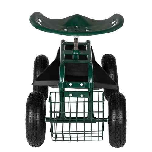 29.5" x 17.7" x 18.5" Garden Seat Car Dark Green