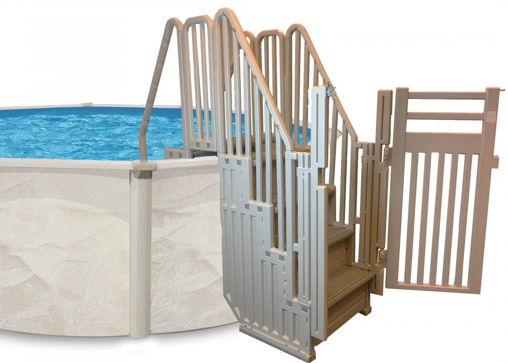 Confer Entry System for Above Ground Pools | Warm Gray