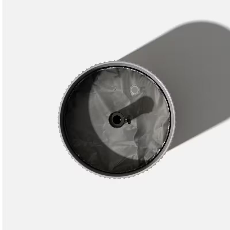Round Gray Plastic 21'' Height Outdoor Umbrella Side table