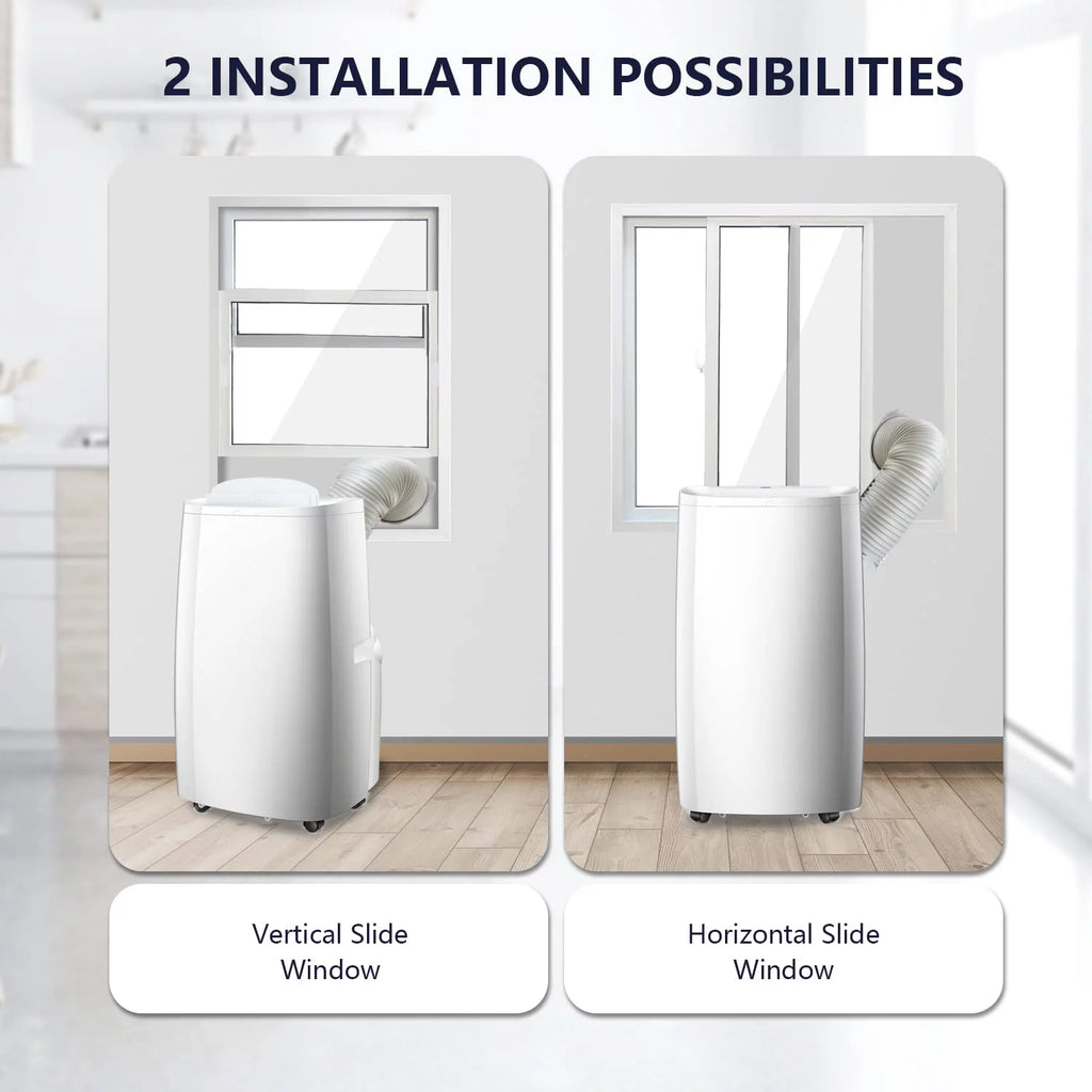 Auseo 5000BTU (8000 BTU ASHRAE) Portable Air Conditioner, 250 sq.ft  3 in 1 AC with 24-Hour Timer, Suitable for Families