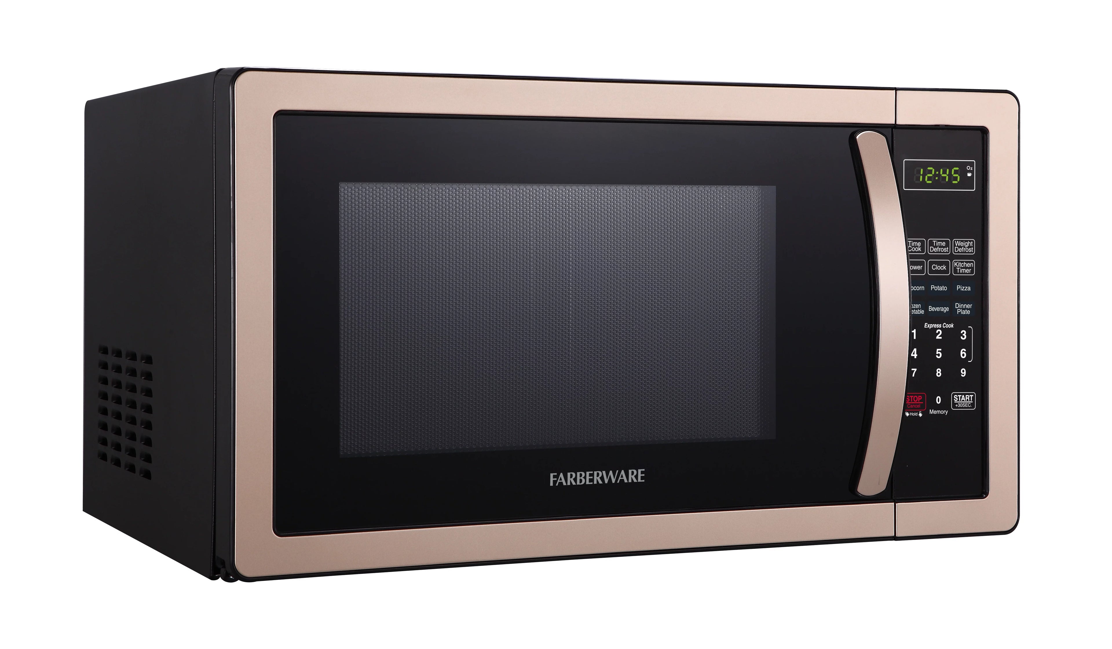 Farberware Classic 1.1 Cu. ft. 1000-Watt Microwave Oven, White and Platinum, FMO11AHTPLB