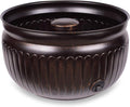 BirdRock Home Decorative Water Hose Pot - Distressed Bronze - 100 ft Hose