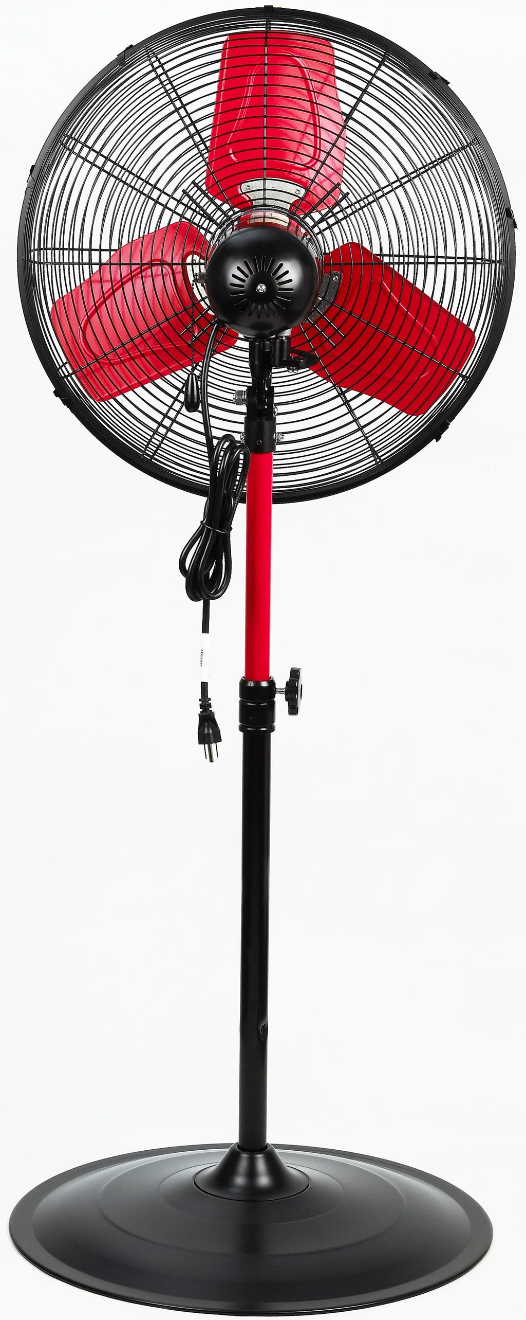 Hyper Tough New 30 inch Commercial & Industrial High Velocity Red and Black Stand Fan