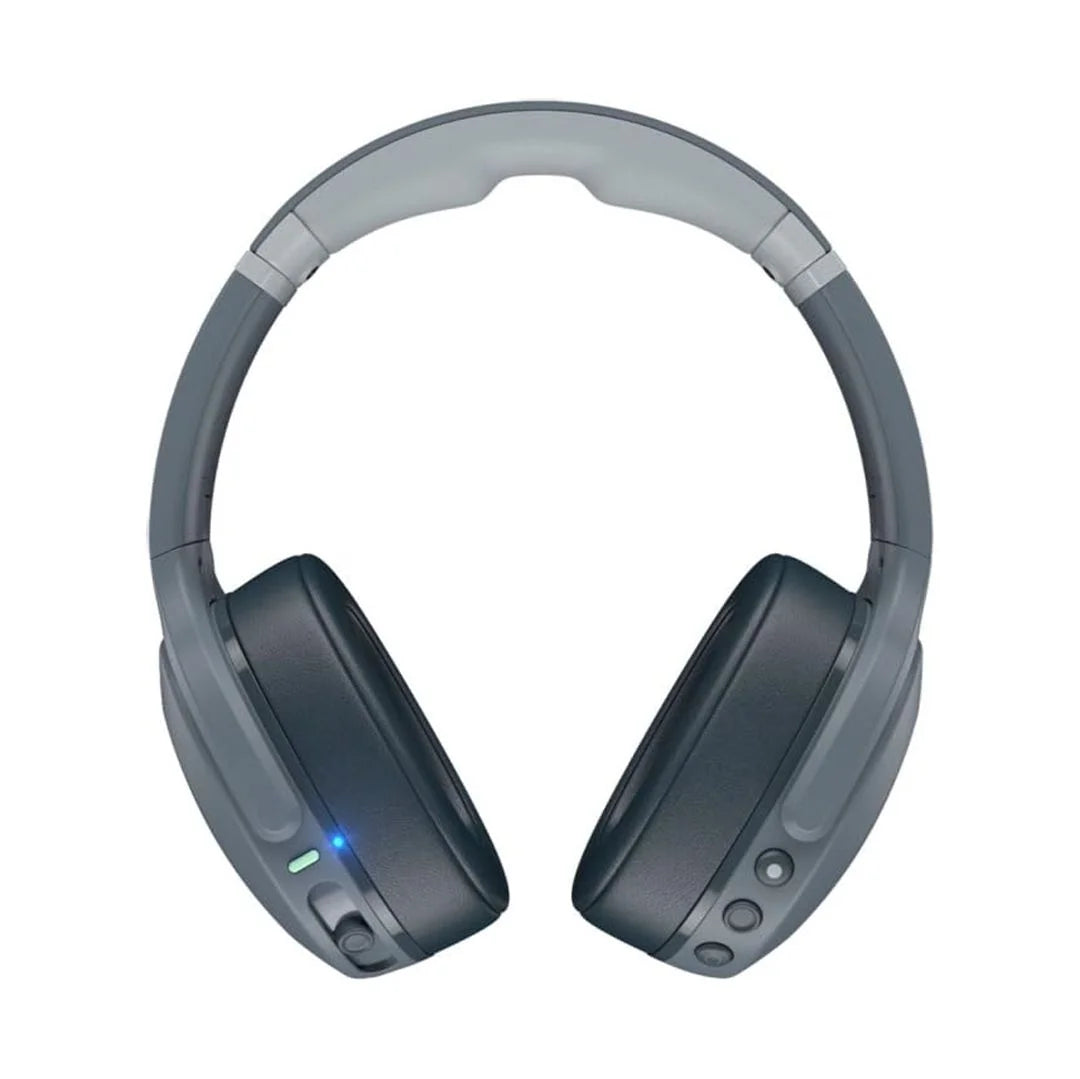 Skullcandy Crusher EVO True Wireless Bluetooth Over Ear Headphone Bundle with Premium Deluxe Carrying Case (Gray)